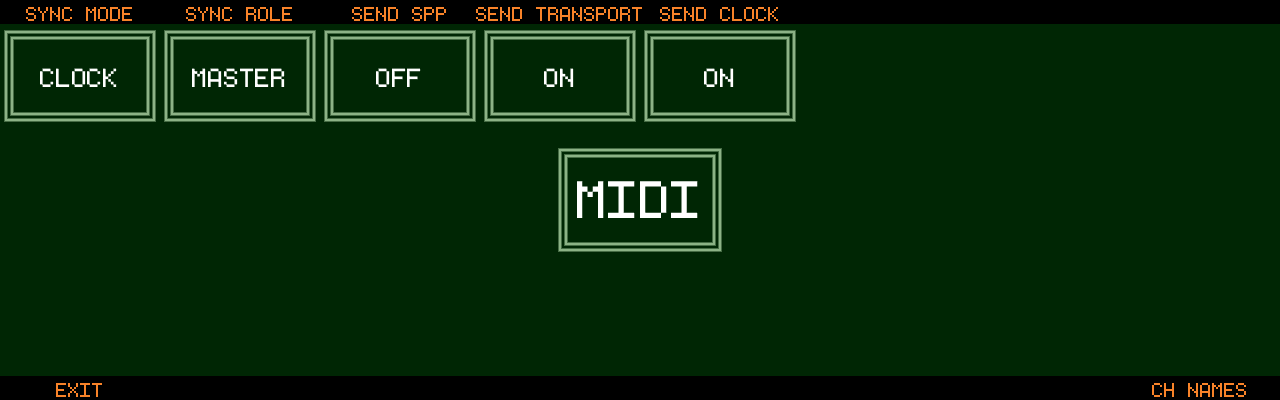 MIDI Settings